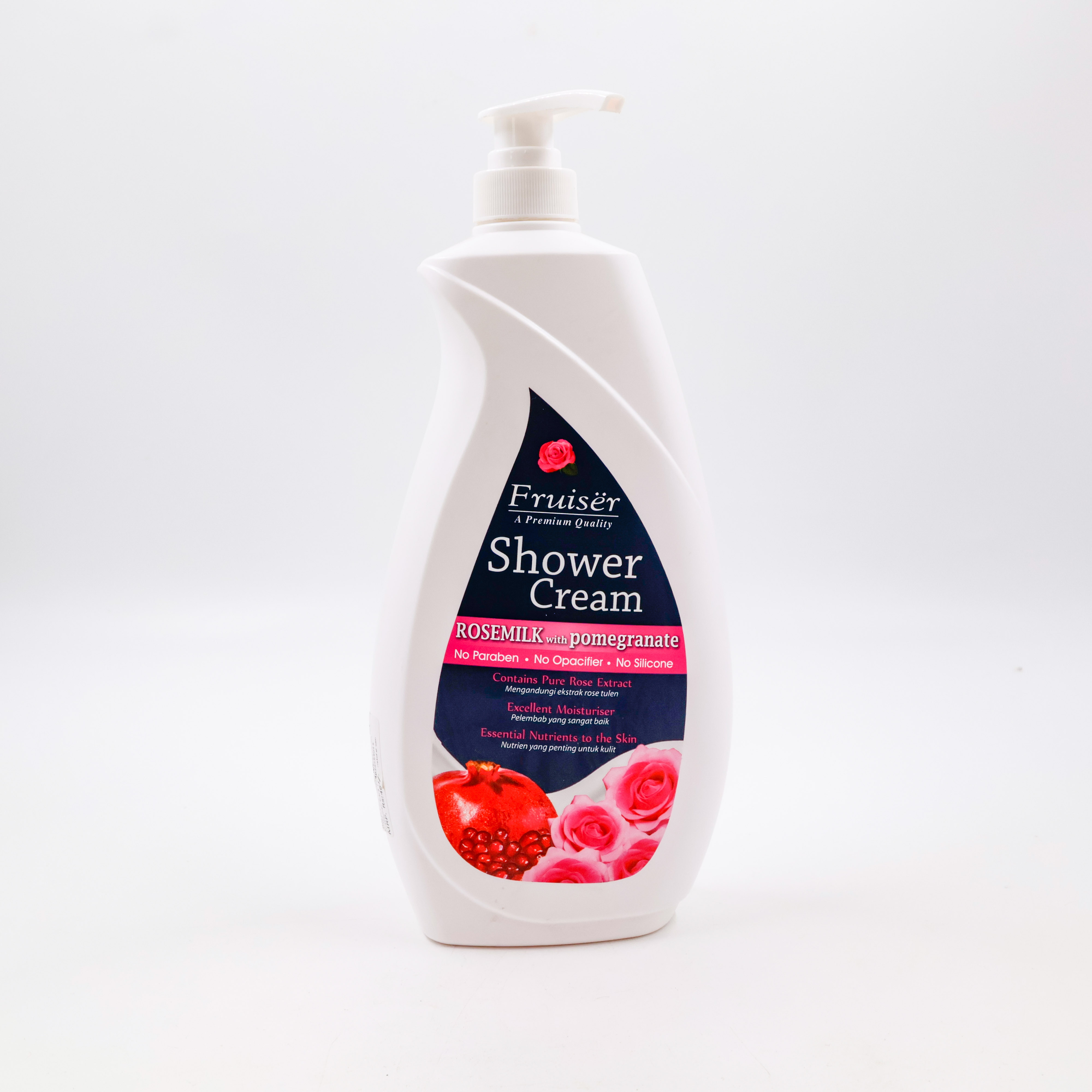 Fruiser Shower Cream Rosemilk With Pomogranate 1L